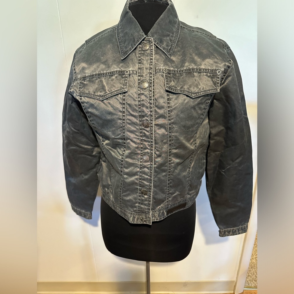 Harley Davidson jacket- shiny and beautiful! Size Small (648)‎